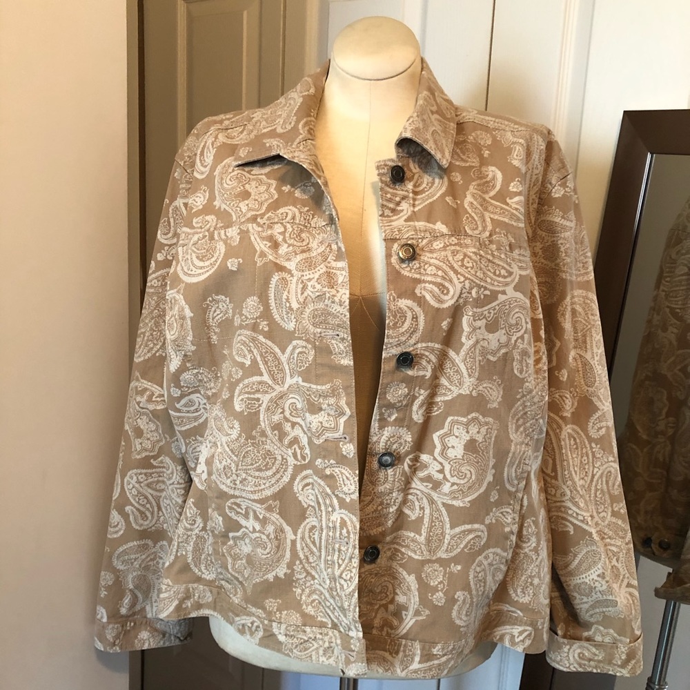 Paisely fall jacket